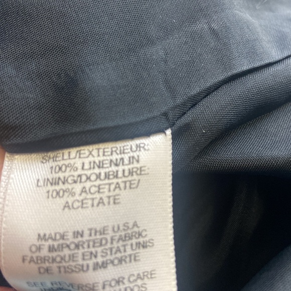 Talbots grey linen sheath maxi dress career work business - Picture 4 of 15